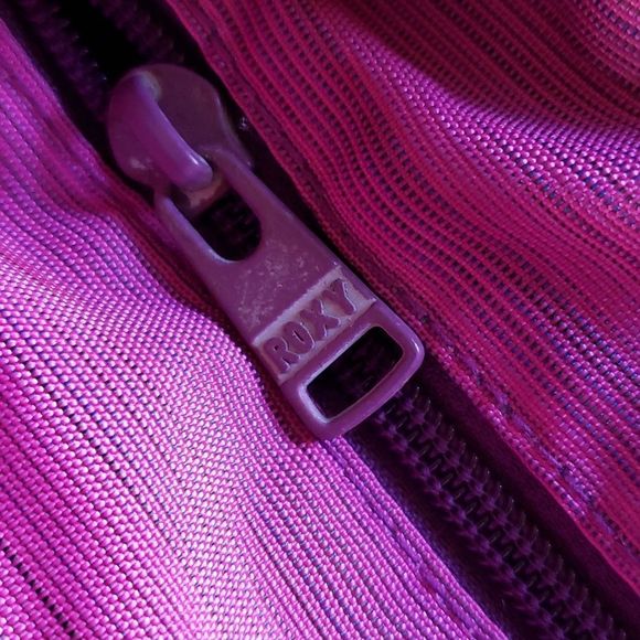 ROXY Pink Travel Plus Beach School Casual Computer Arm Bag Tote - Picture 5 of 10